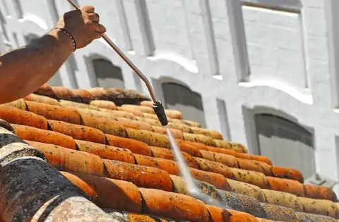 Nettoyage de toitures - Larchamp